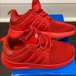 Adidas kids xplr red sneakers sz 10 toddler